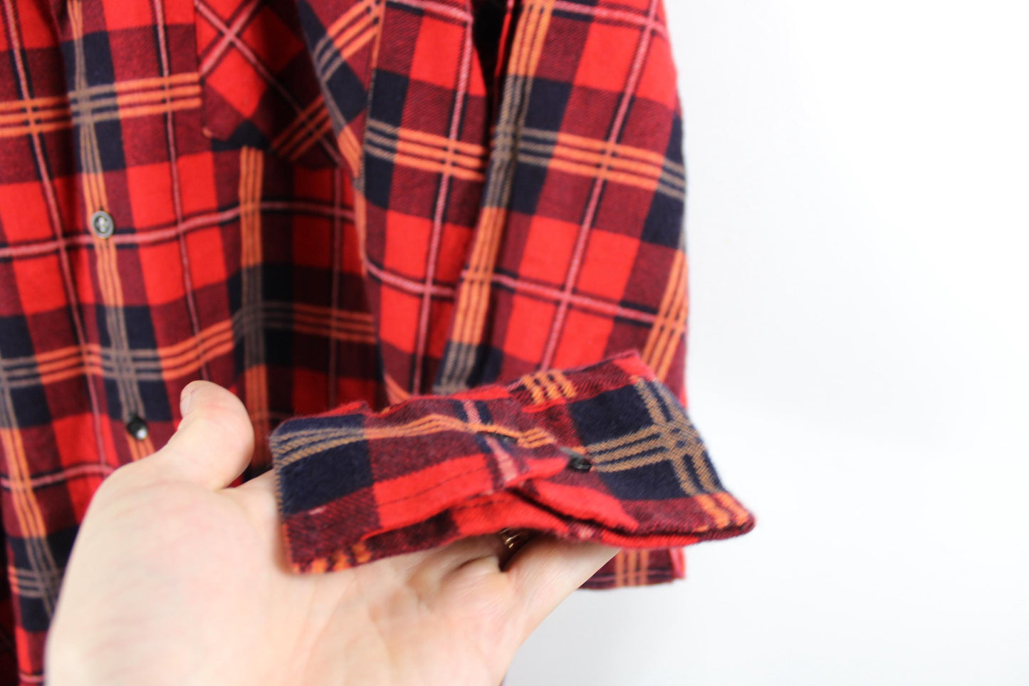 Red plaid flannel shirt | vintage cropped dinner jacket | unisex casual style layering