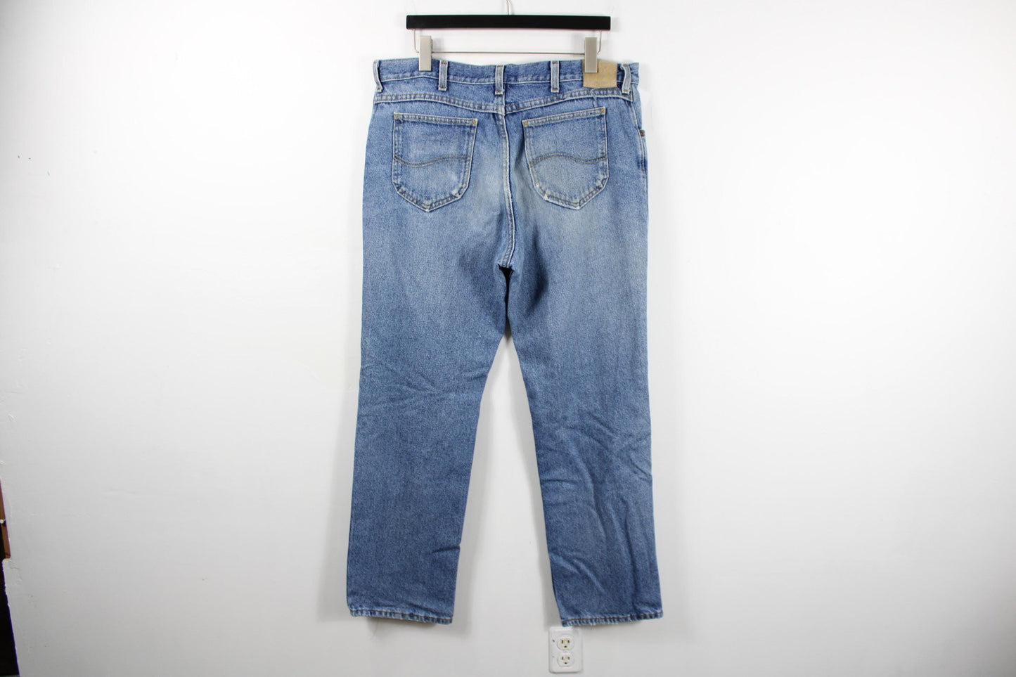 Vintage lee jeans | classic 90s denim pants | men's size 38 | blue straight leg