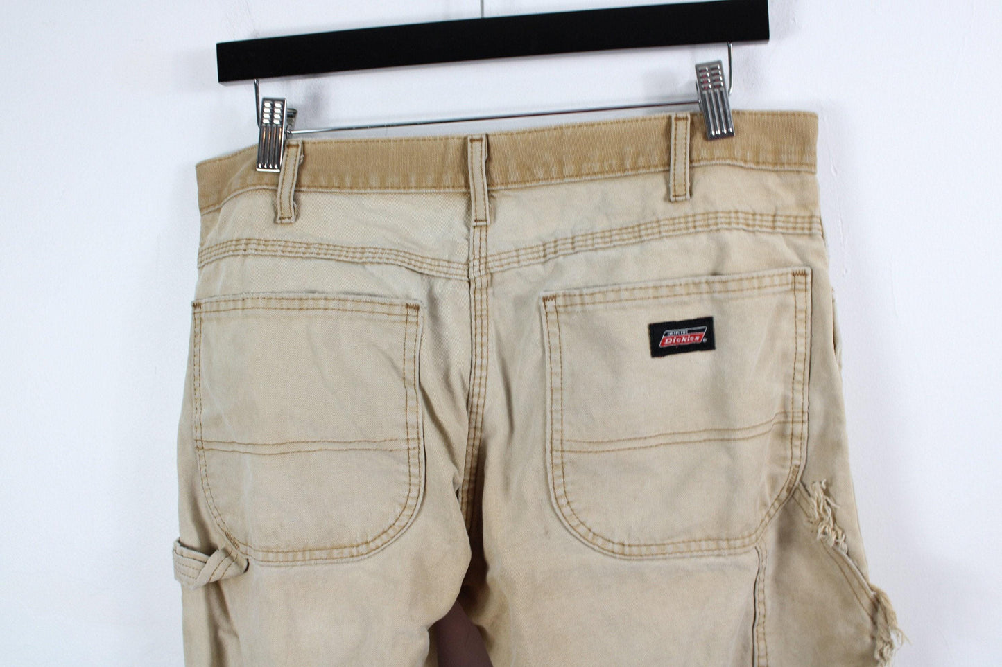 Carpenter pants / vintage dickies construction workwear studio cargo utility trousers / 90s streetwear jeans