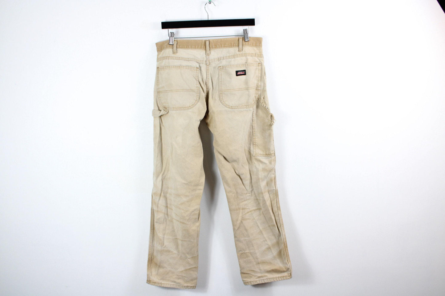 Carpenter pants / vintage dickies construction workwear studio cargo utility trousers / 90s streetwear jeans