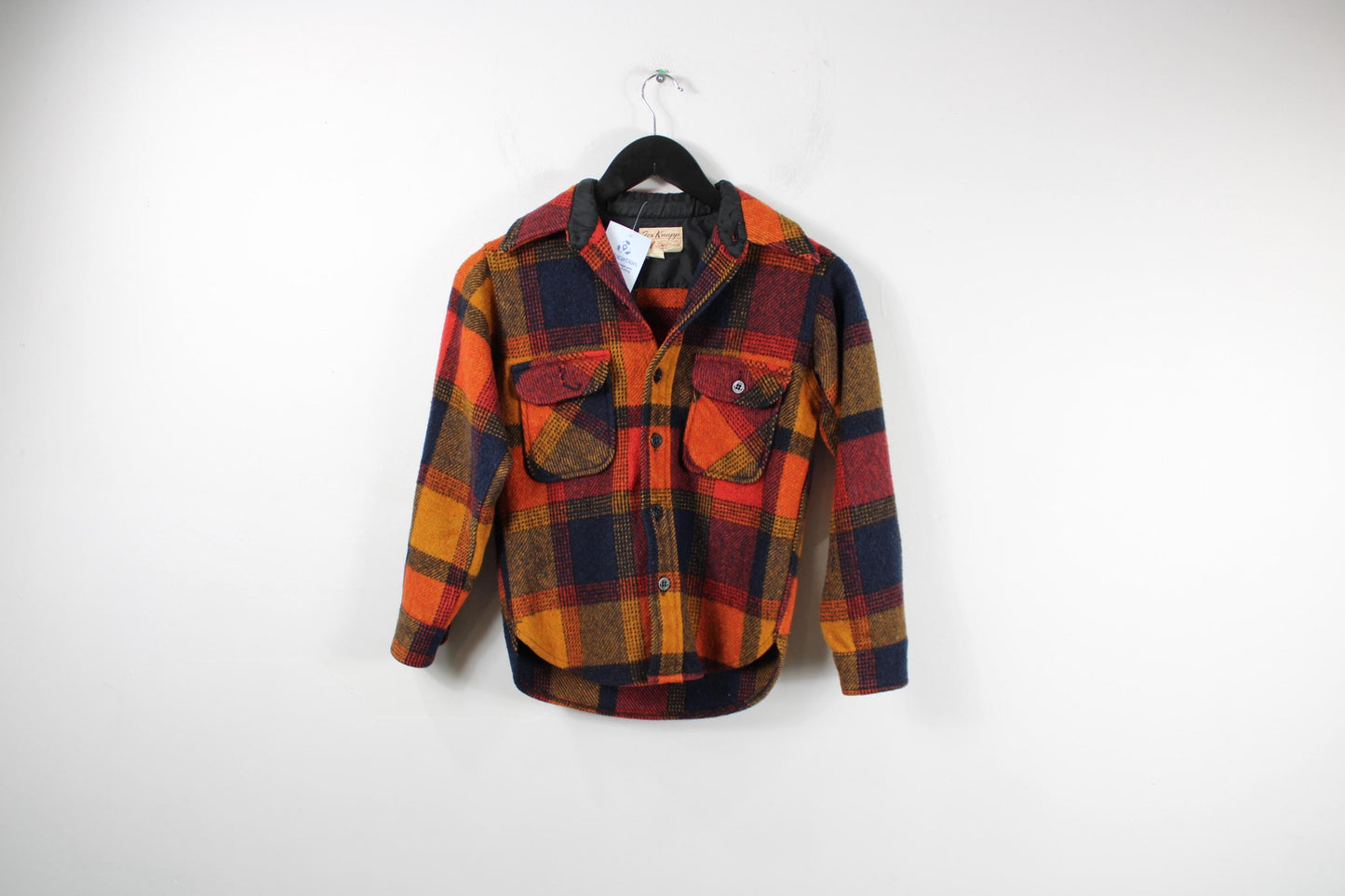 Plaid Lined Lumberjack Jacket | Vintage Fox Knapp Cozy Outdoor Coat