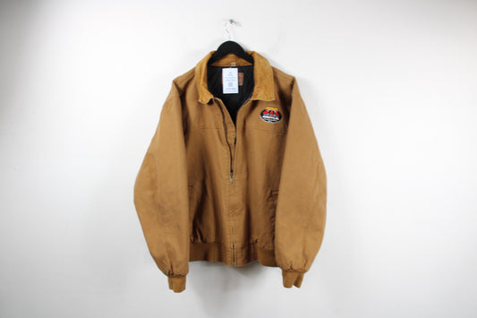 Carhartt-Style Jacket | Vintage Canvas | Swingster | Men's Size XL | Workwear Utility Coat | Navy Blue