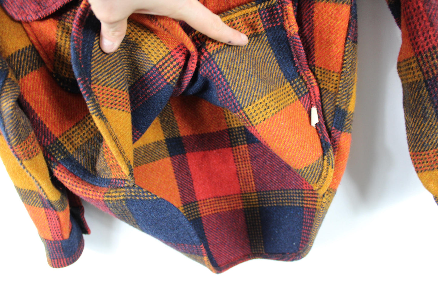 Plaid Lined Lumberjack Jacket | Vintage Fox Knapp Cozy Outdoor Coat