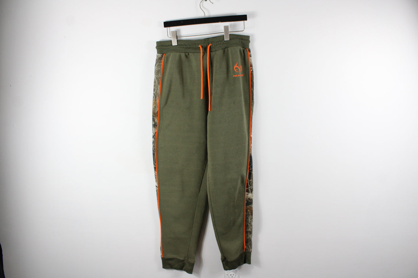 Vintage Real-Tree Pants / Forest Camouflage Sweatpant Track Trousers / 90s Clothing