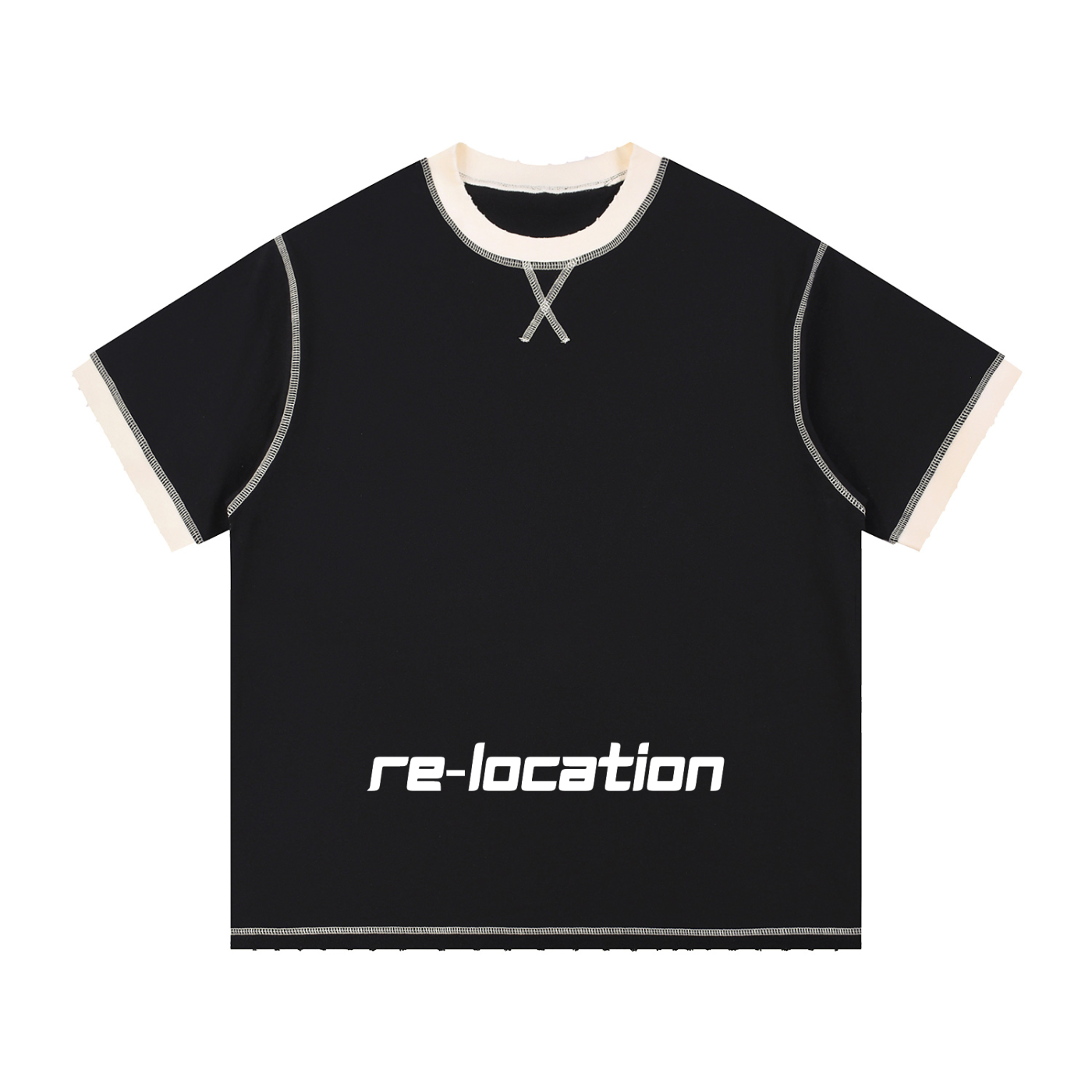 Relocation Ringer Tee Shirt
