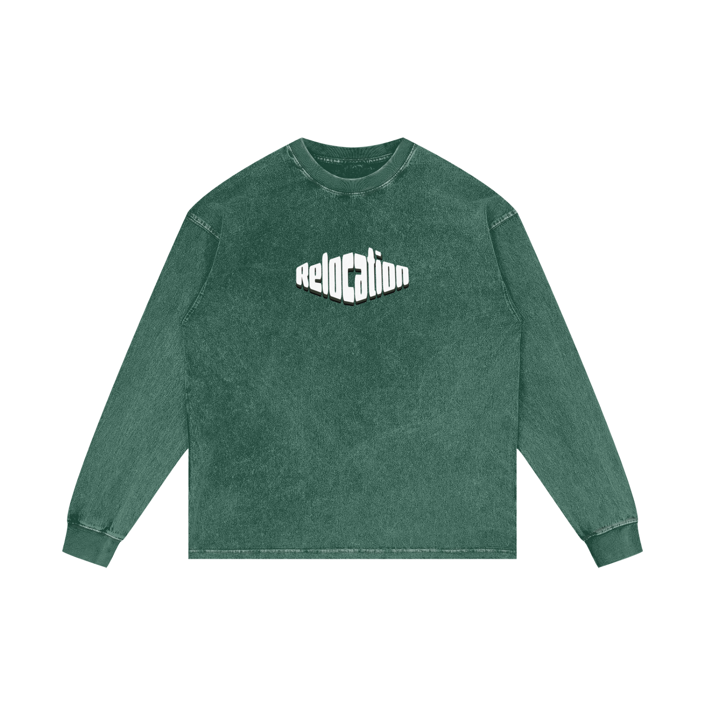 Relocation Acid Wash Long Sleeve T-Shirt