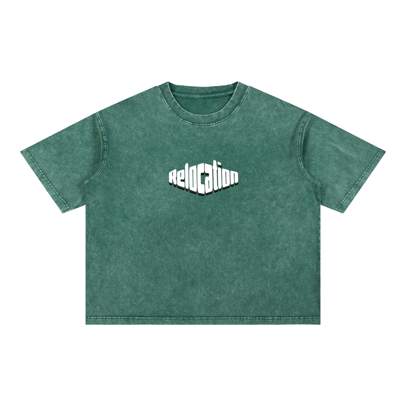 Mineral Wash Boxy Cotton T-Shirt
