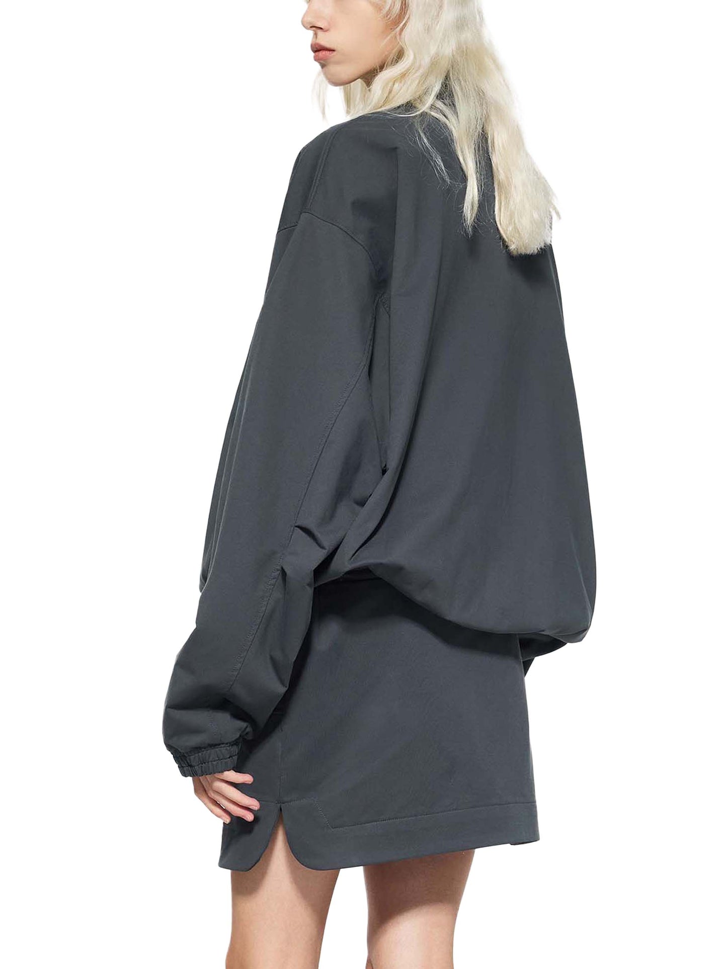 Relocation Stand Collar Bomber Jacket