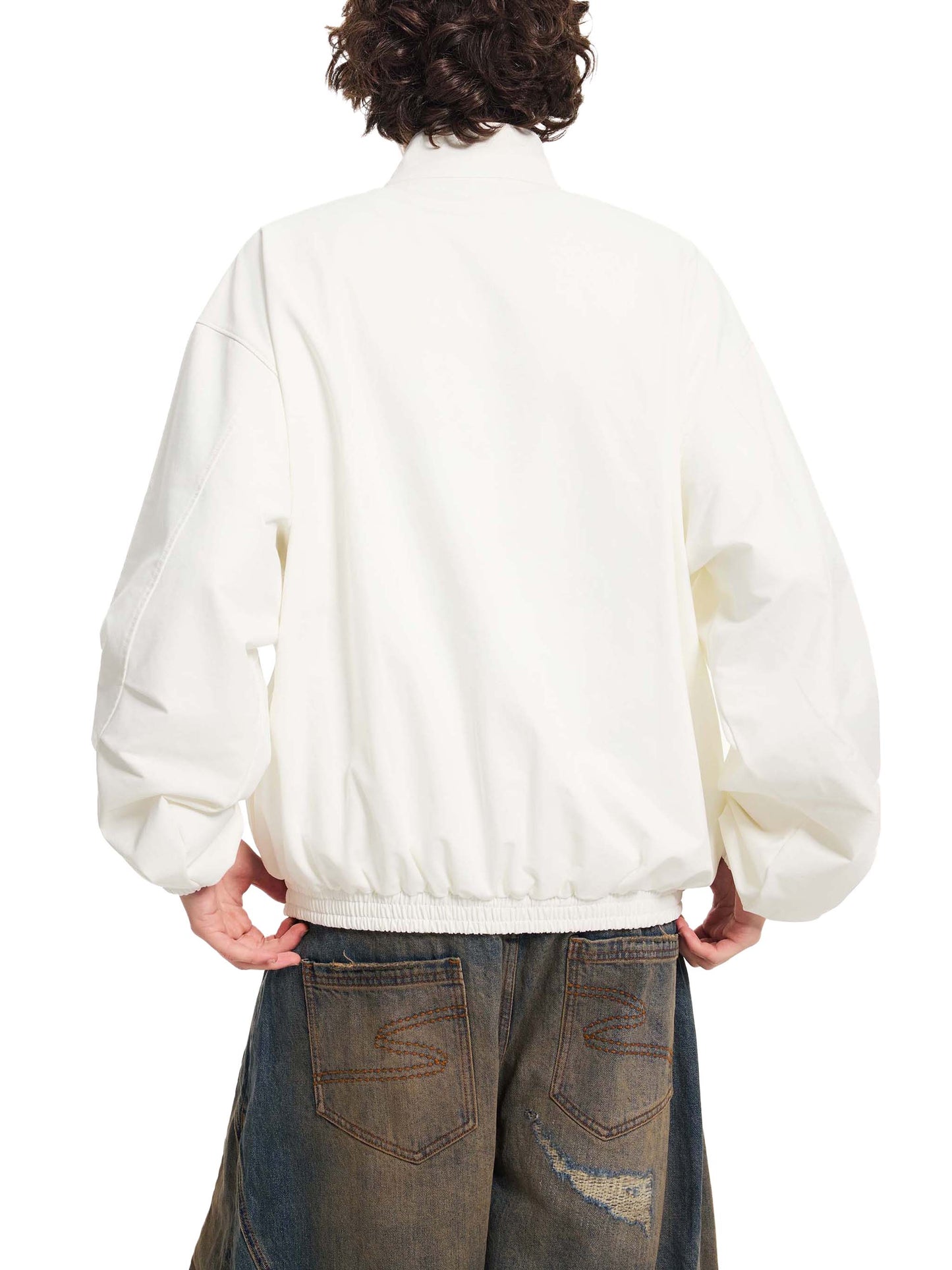 Relocation Stand Collar Bomber Jacket