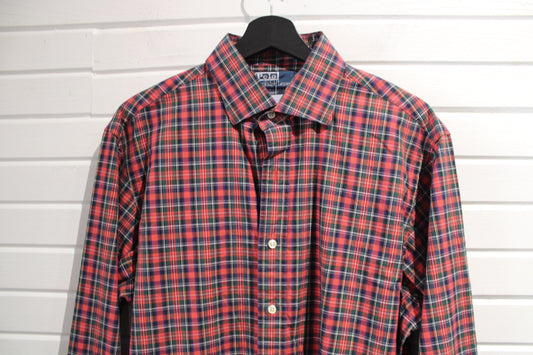 Polo Ralph-Lauren Plaid Button-Up Shirt | Vintage Classic Tartan Check Shirt | Men's Casual Wear