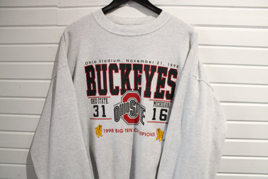 Ohio-State Buckeyes Sweatshirt | Vintage 1998 Big Ten Champions Crewneck | Retro College Football Pullover