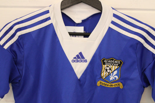 Adidas Académie-Soccer Jersey | Vintage Team Shirt Number 22 | Classic Blue Soccer Top