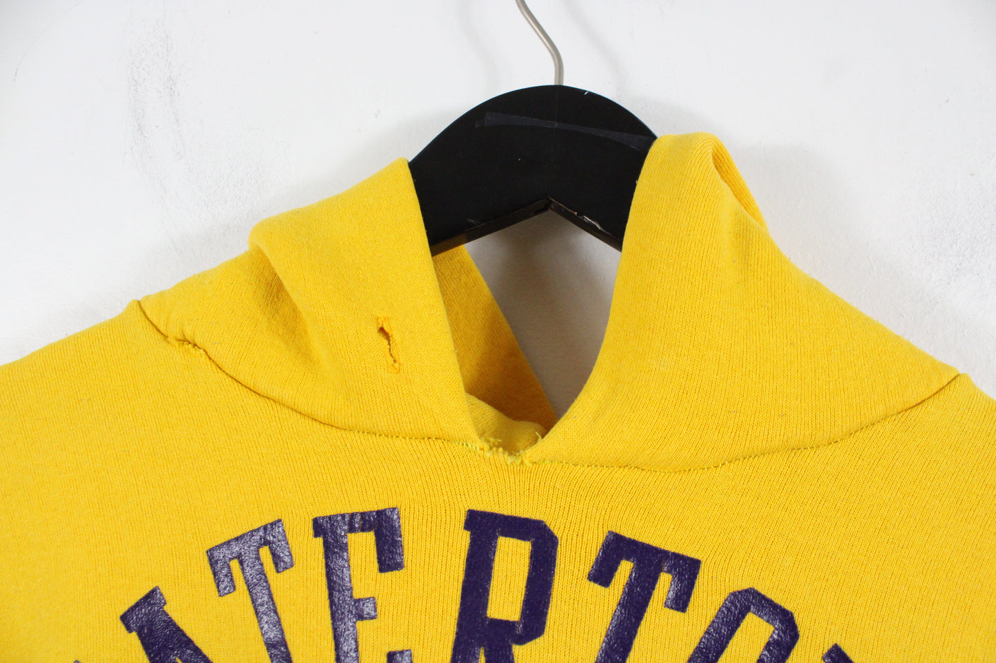 Watertown Track Hoodie & Pants Set | Vintage 80s Athletic Gold Sweat Suit | Bold Graphic Sportswear