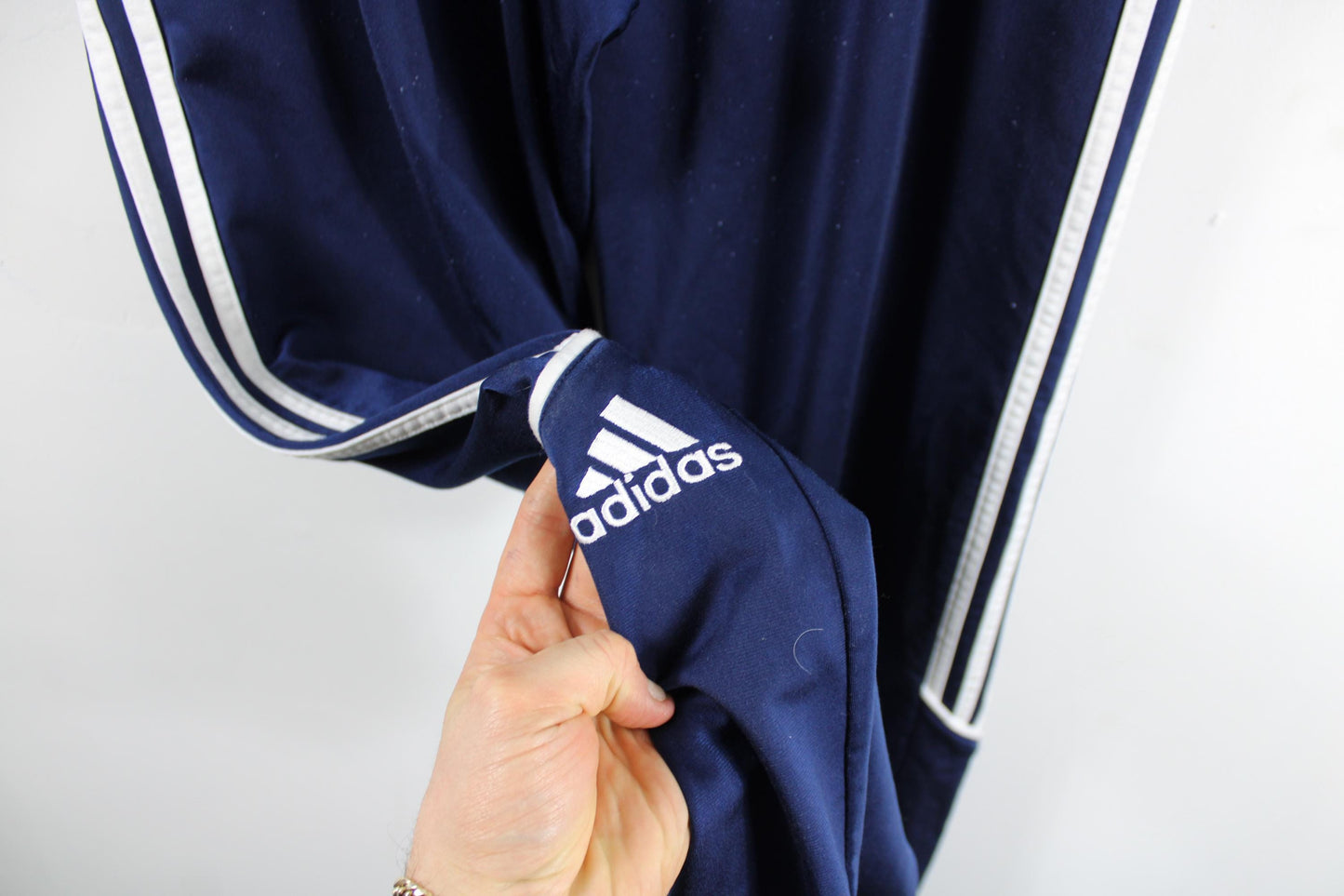 Vintage Adidas Windbreaker Track Pants | Tear-Away Style | Y2K Athletic Streetwear | Unisex Retro Sportswear