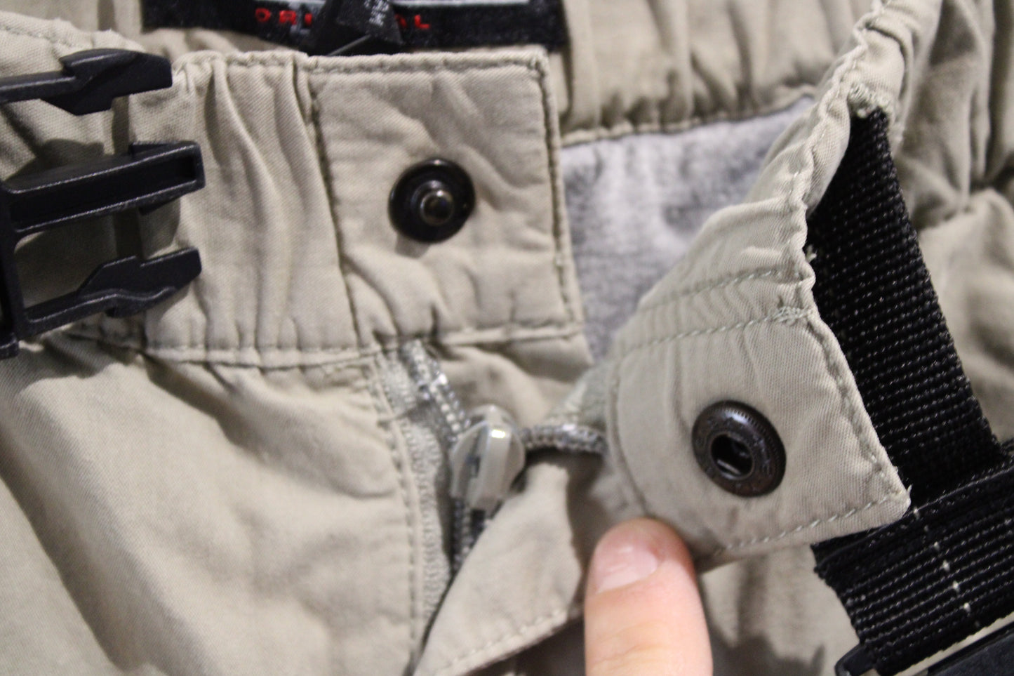 BC-Clothing Cargo Pants | Vintage Outdoor Utility Trousers Mesh Lined | Adjustable Waist Belt Streetwear