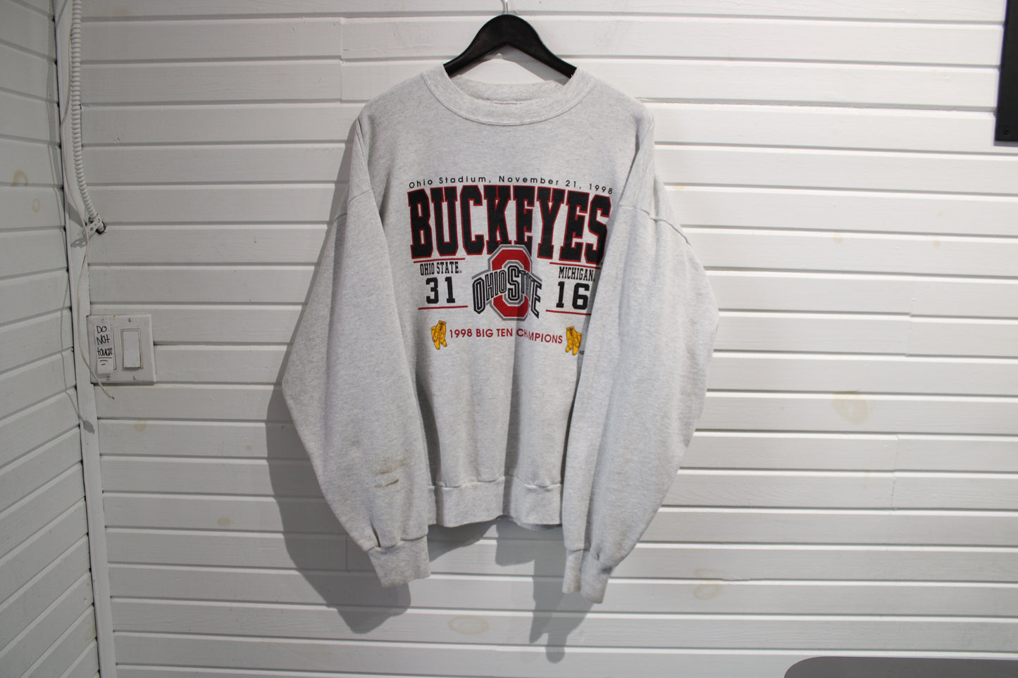 Ohio-State Buckeyes Sweatshirt | Vintage 1998 Big Ten Champions Crewneck | Retro College Football Pullover