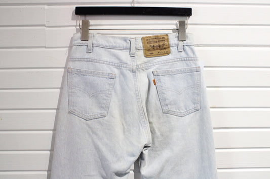 Levi's 505 Jeans / Vintage Light Wash Denim Trouser / 80s / Classic Straight Leg / Size 29x30