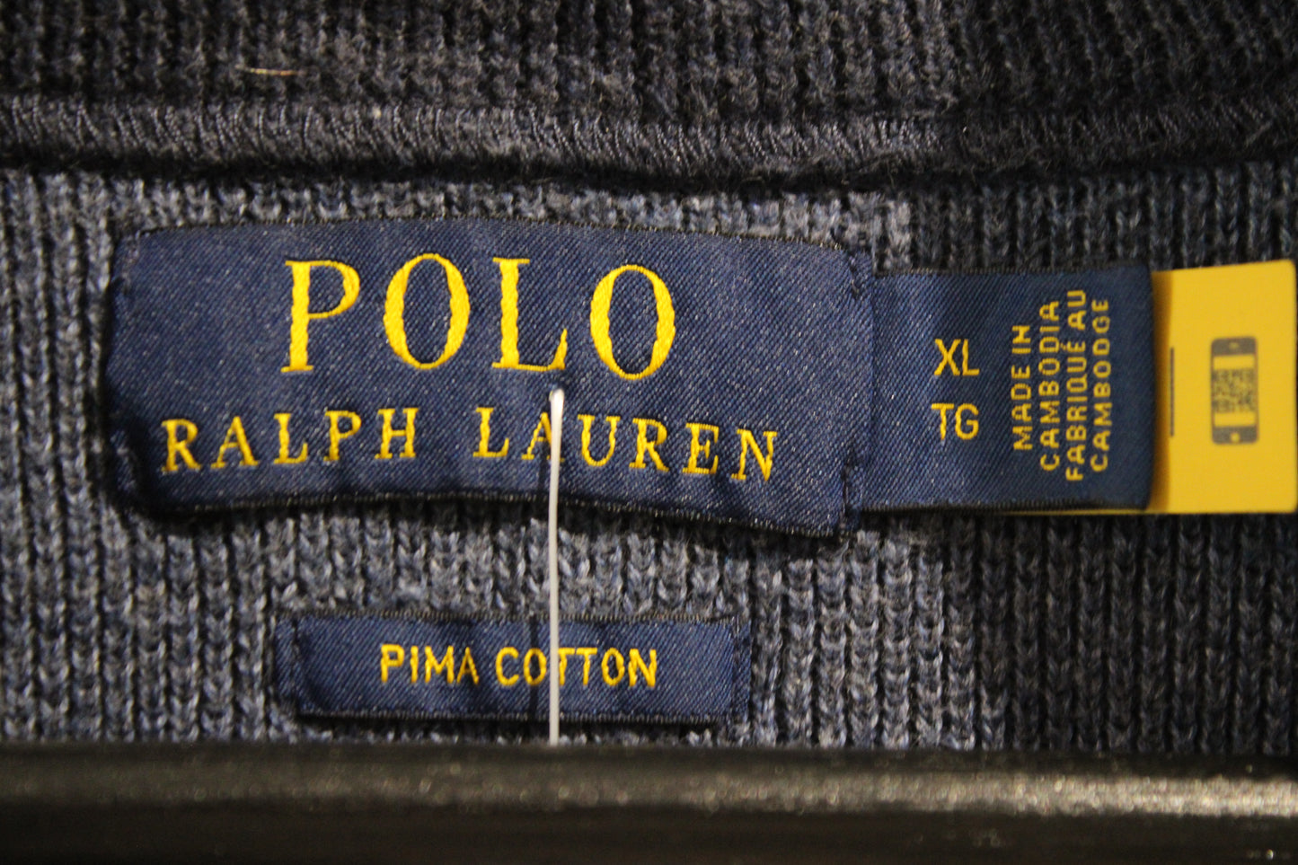 Polo Ralph-Lauren Full-Zip Sweater | Vintage Classic Knit Bomber Zip-Up | Pima Cotton Casualwear
