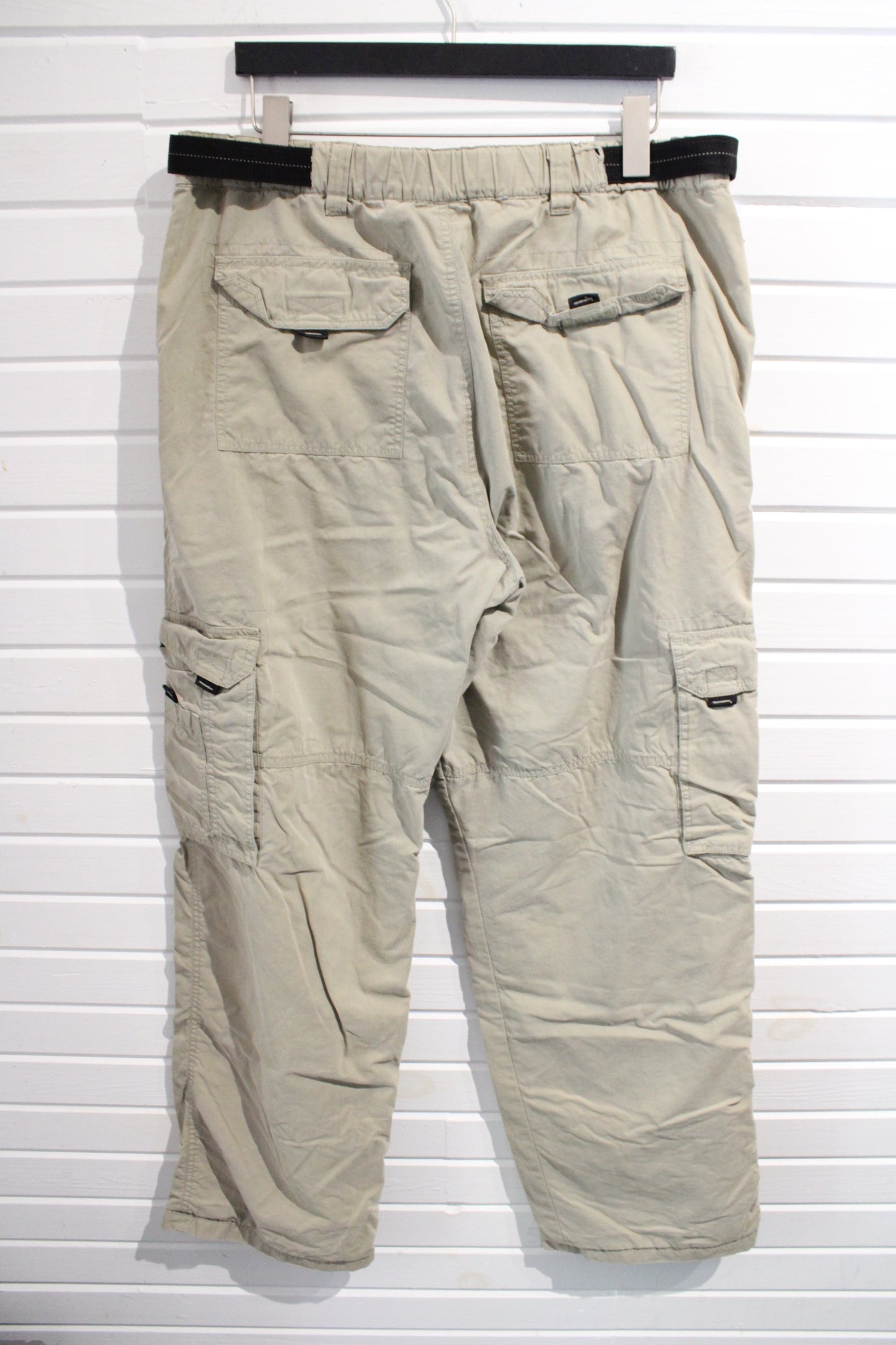 BC-Clothing Cargo Pants | Vintage Outdoor Utility Trousers Mesh Lined | Adjustable Waist Belt Streetwear