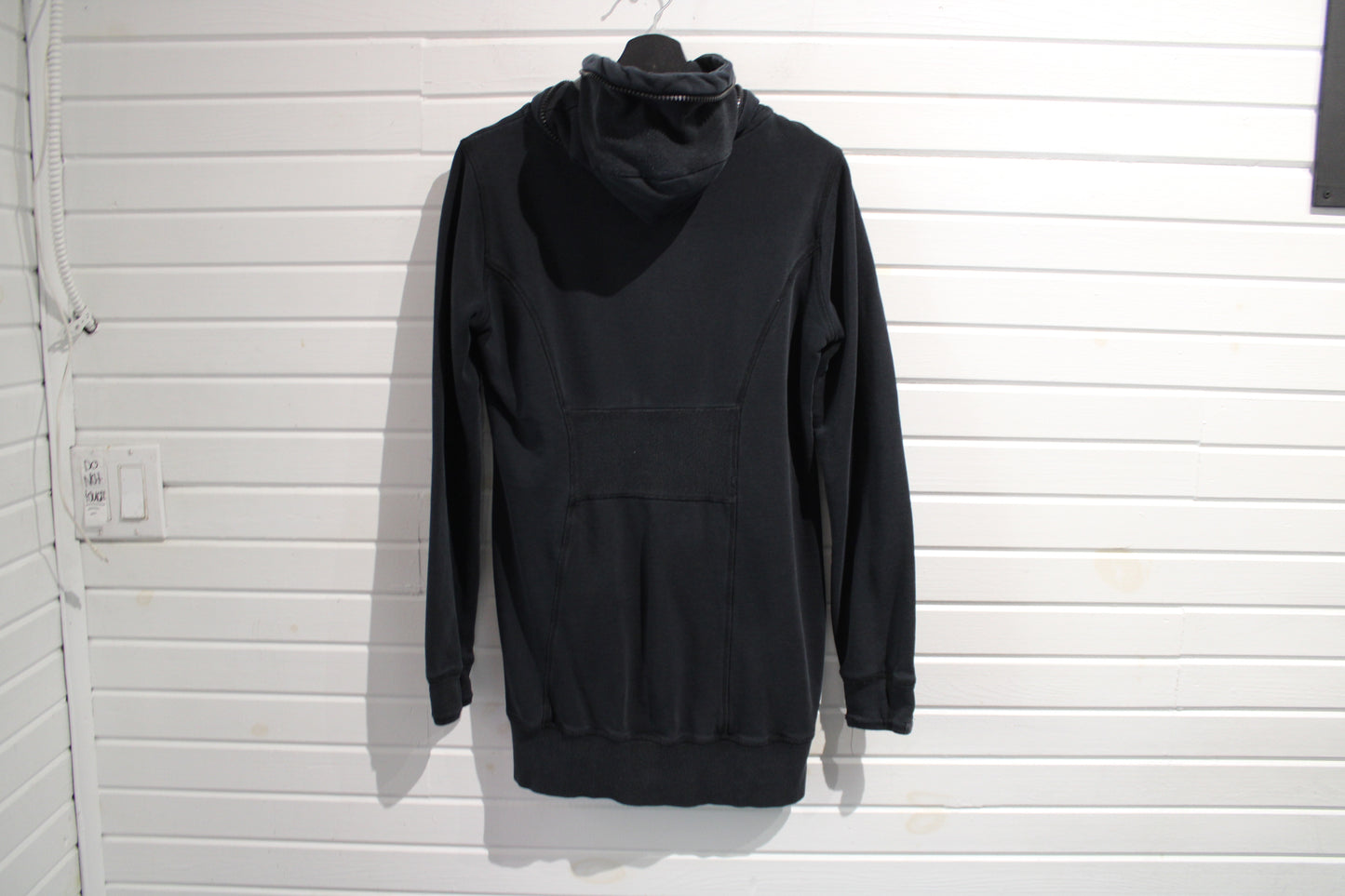 Triple-Five-Soul Zip Hoodie | Vintage 2000s Black Full Zip Hooded Sweatshirt | Classic Streetwear Layer