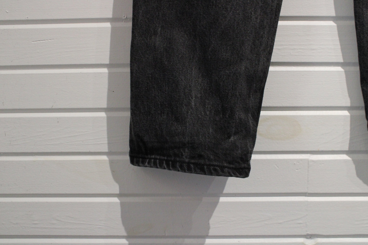 Lee Jeans | Vintage Black Stonewash Denim Pants | Classic Straight Fit 1990s Style