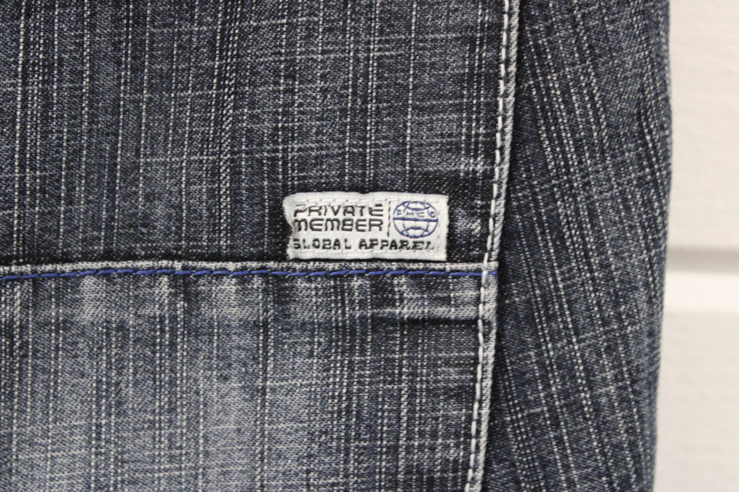 Private-Member Denim Shorts | Vintage 2000s Grey Washed Cargo Jean Shorts | Relaxed Fit Streetwear