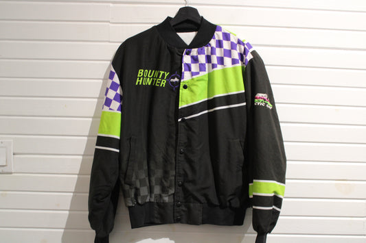 Arctic-Cat Bounty Hunter Jacket | Vintage 90s Snowmobile Racing Bomber | Graphic Outerwear