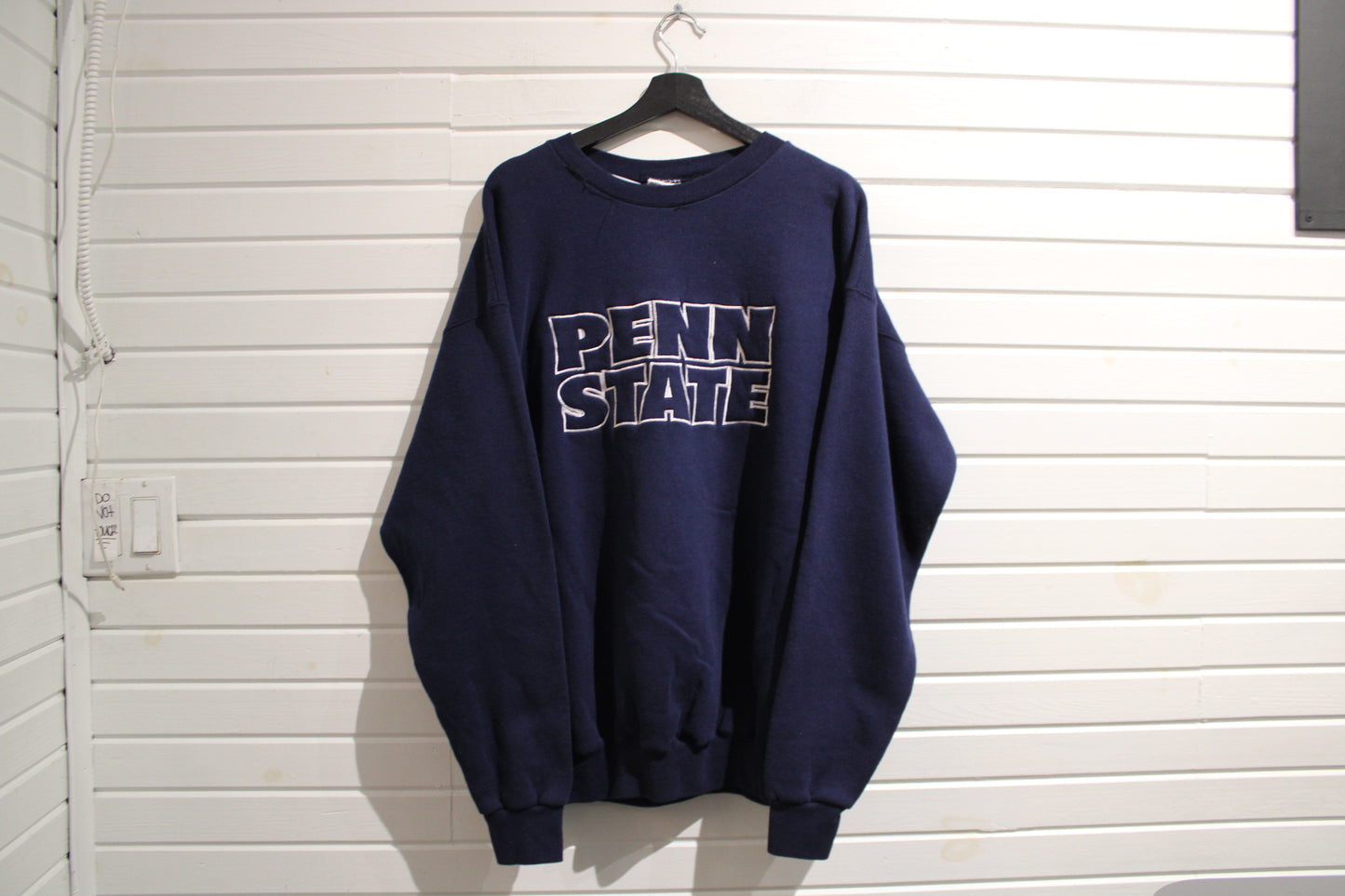 Penn-State Sweater | Vintage 1990s Collegiate Crewneck Sweatshirt | Classic Embroidered Pullover