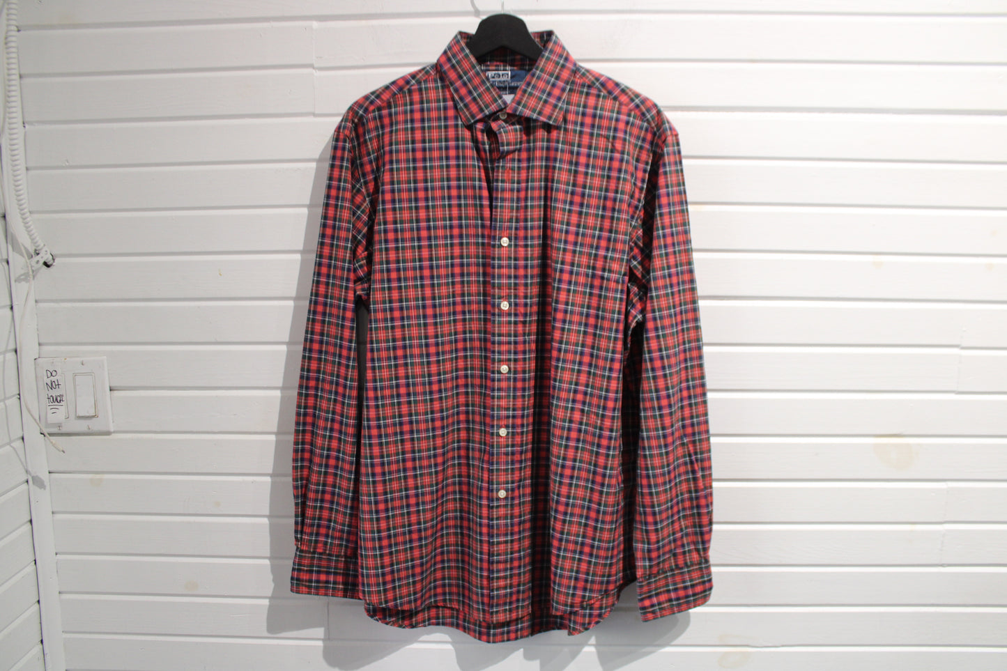 Polo Ralph-Lauren Plaid Button-Up Shirt | Vintage Classic Tartan Check Shirt | Men's Casual Wear