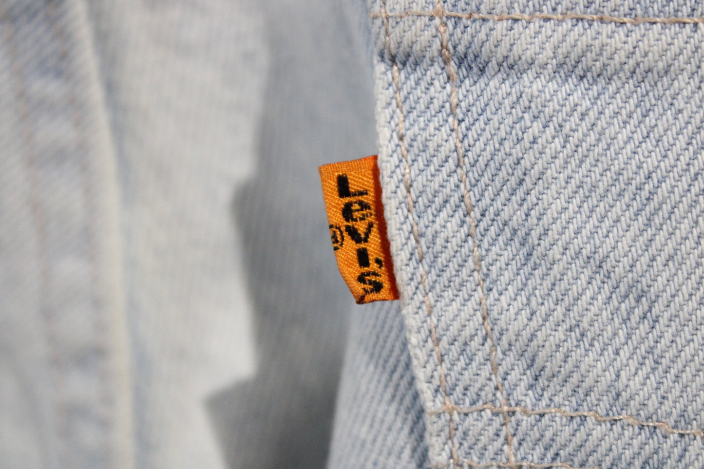 Levi's 505 Jeans / Vintage Light Wash Denim Trouser / 80s / Classic Straight Leg / Size 29x30