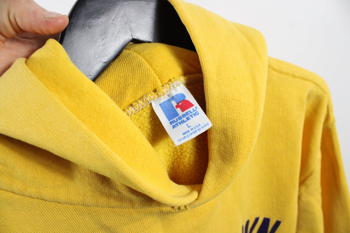 Watertown Track Hoodie And Sweatpants Set | Vintage 90s Varsity Athletic Yellow Tracksuit | Classic Sportswear