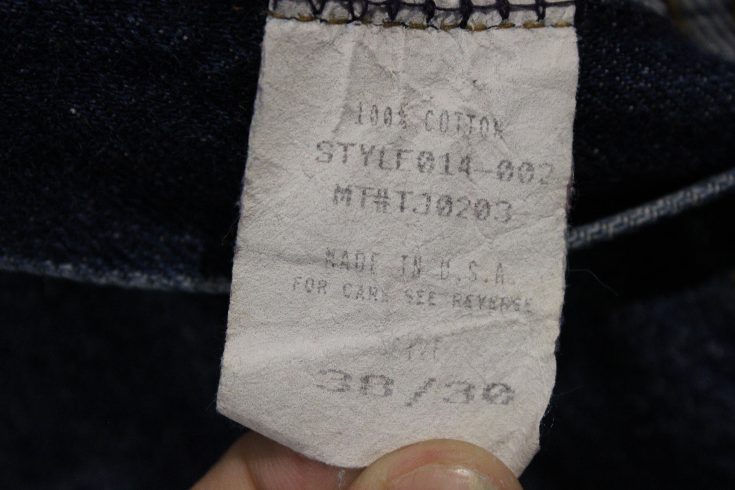 Vintage Flared Denim Jeans | 1970s Blue Wide-Leg Pants | Classic Bell Bottom Style | Size 38x30 | Made In USA