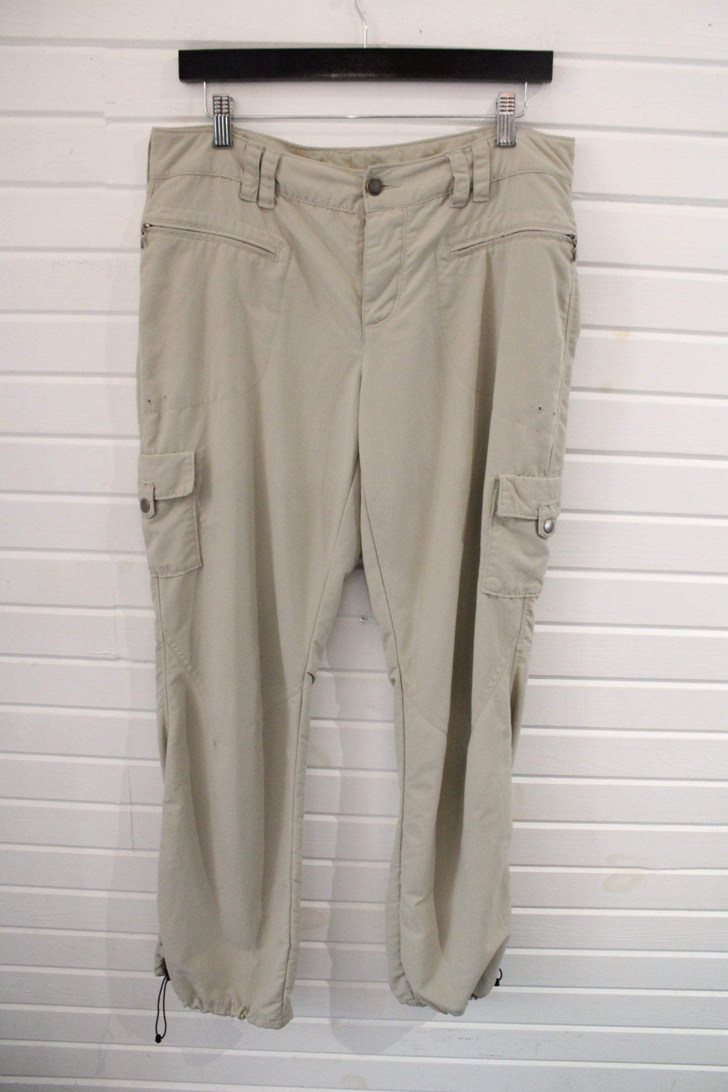 Columbia Titanium Cargo Pants | Vintage Outdoor Utility Hiking Trouser | Zip Pocket Drawstring Hem
