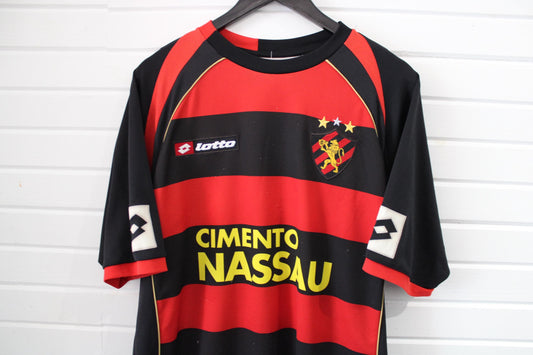 Lotto Sport-Recife Soccer Jersey | Vintage 2000s Brazilian Football Shirt | Number 10 Graphic