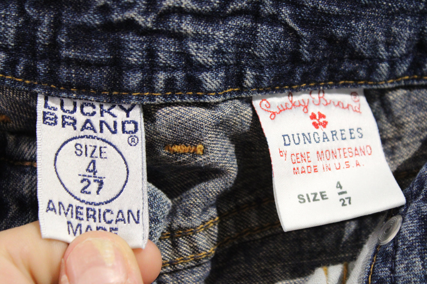 Lucky-brand Dungarees Flirtie Jeans | Vintage 2000s Classic Straight-Leg Denim Pants | Long Length / Western Style