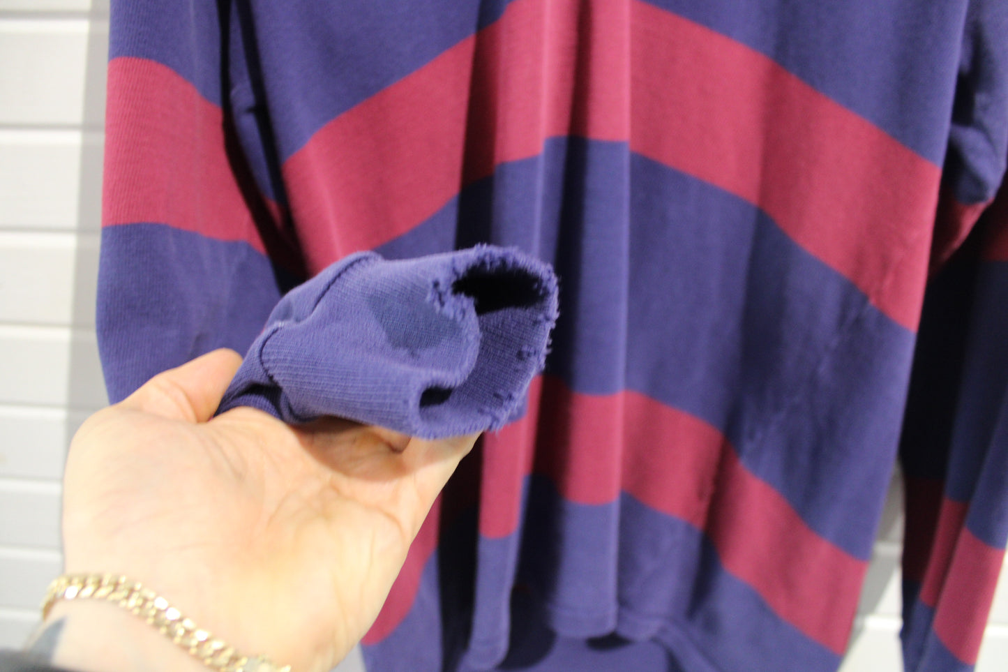 Classic Rugby Shirt | Vintage 1990s Bold Striped Long Sleeve Polo | Preppy Collegiate Style