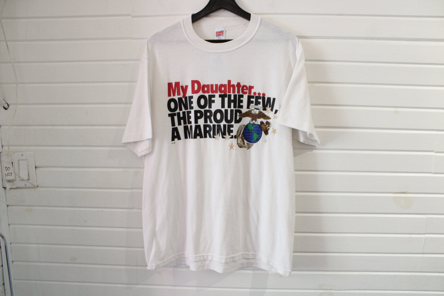 Marine Daughter Pride T-Shirt | Vintage 90s USMC Graphic Tee | One Of The Few The Proud