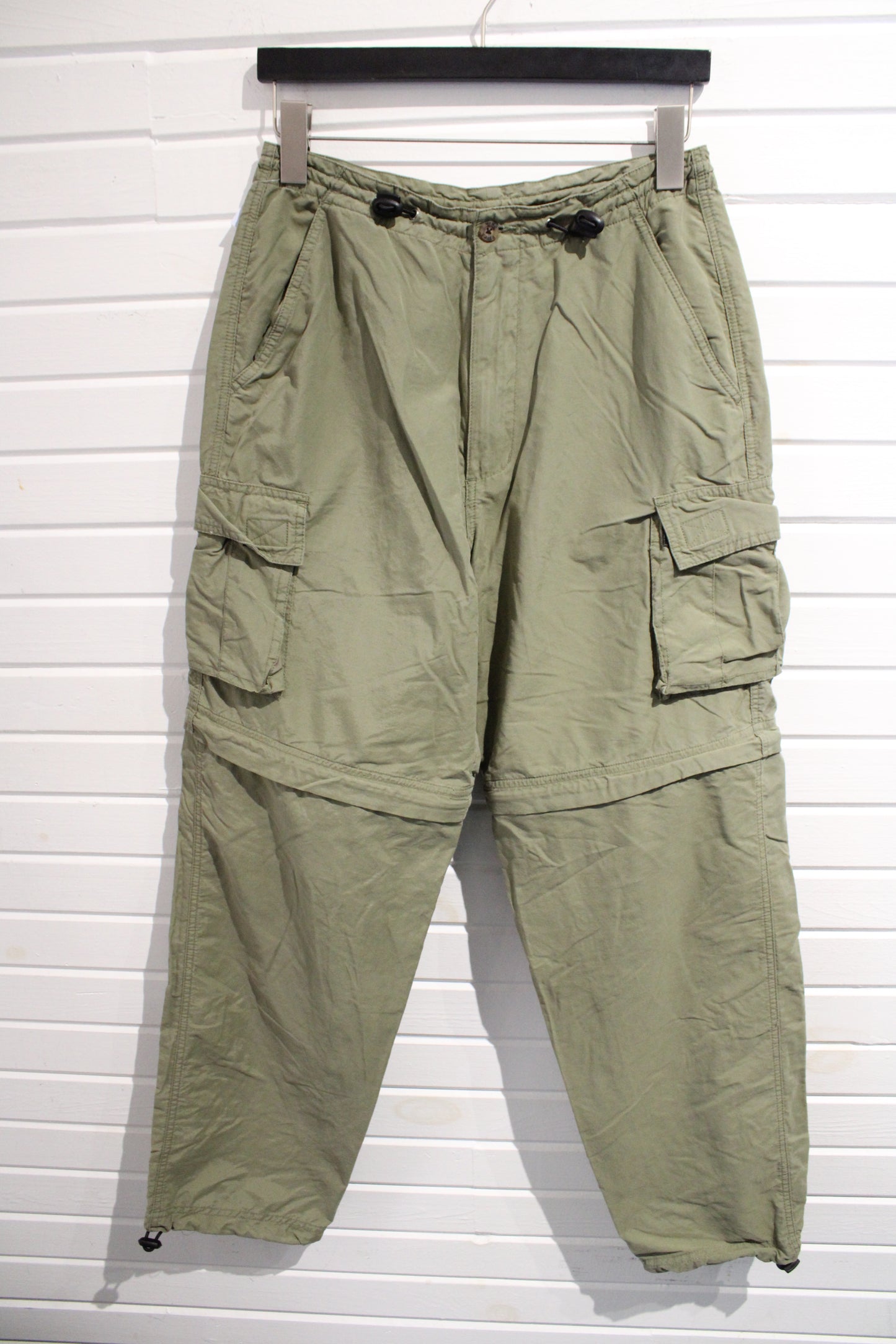 Wind-River Utility Cargo Pants | Vintage Convertible Zip-Off Outdoor Trousers | Rugged Hiking Adventurewear