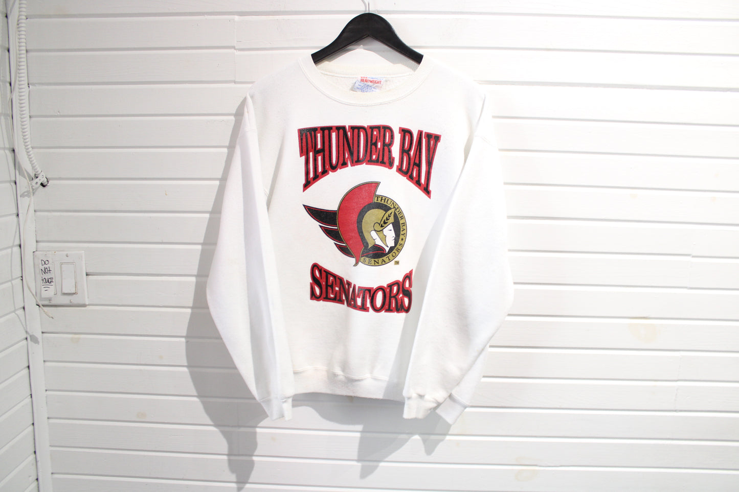 Thunder-Bay Senators Sweatshirt | Vintage Hockey Graphic Crewneck | Retro Team Sports Pullover