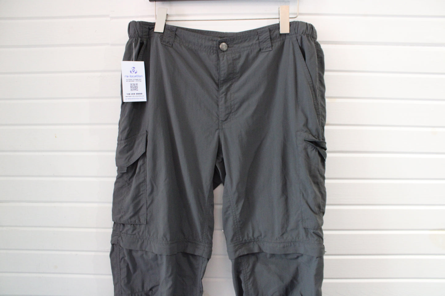 Columbia Convertible Cargo Pants | Vintage Outdoor Zip-Off Hiking Trouser | Functional Trail Wear