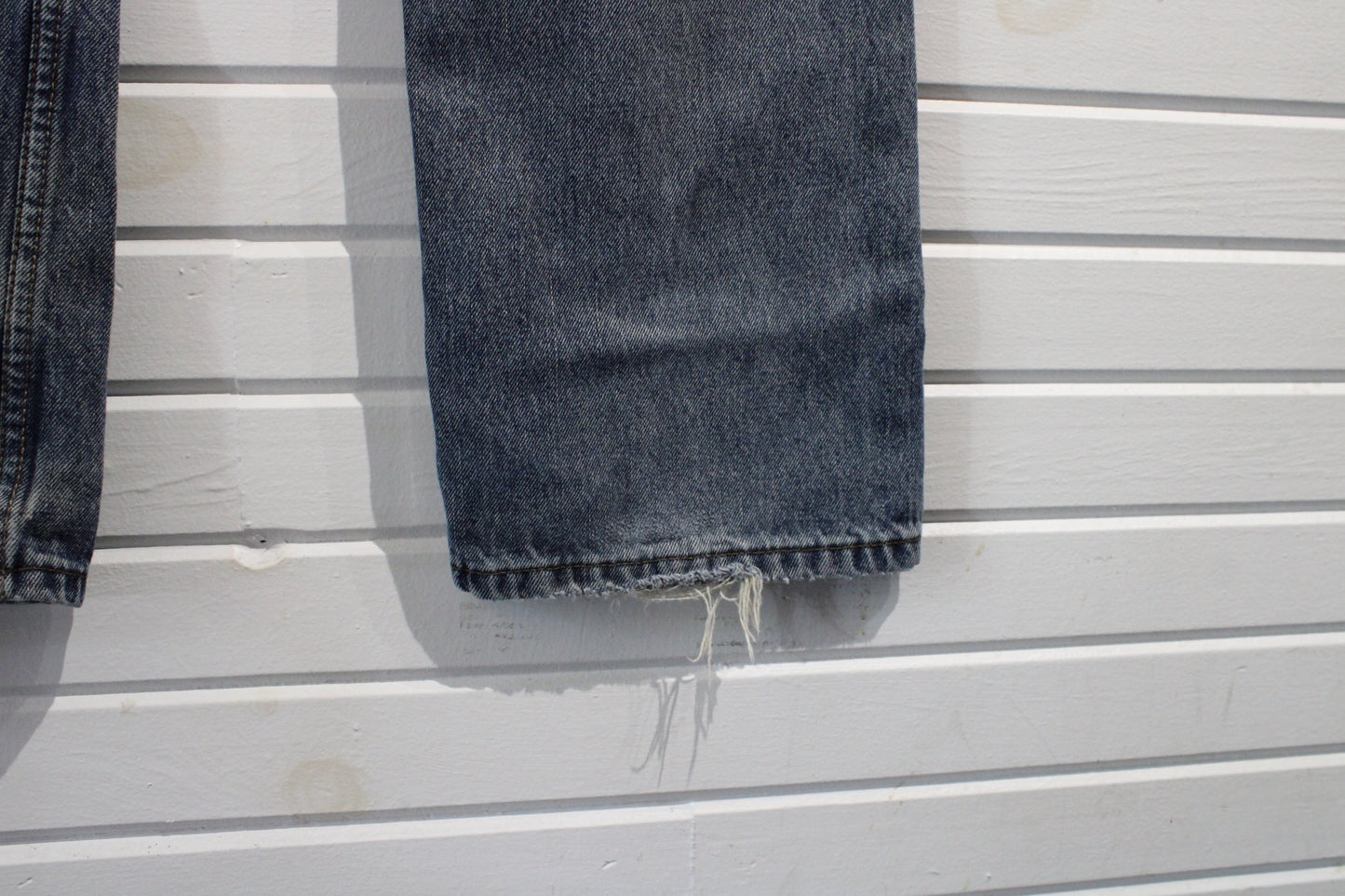 Denizen Straight-Leg Jeans | Vintage Faded Blue Denim Pants | Classic Everyday Wear