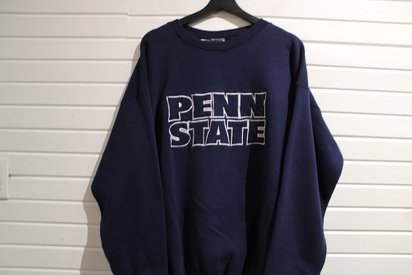 Penn-State Sweater | Vintage 1990s Collegiate Crewneck Sweatshirt | Classic Embroidered Pullover