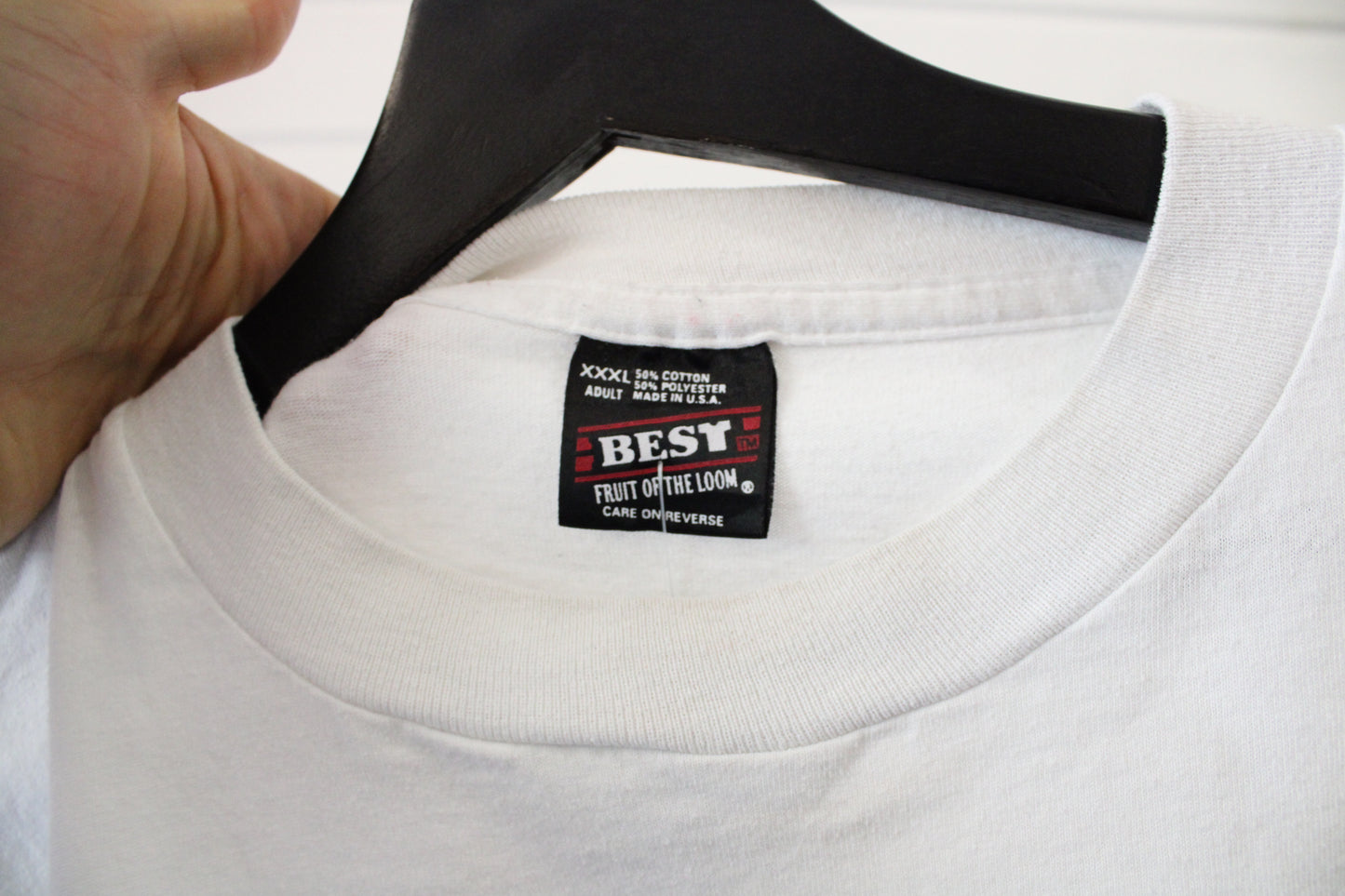 GMWA T-Shirt | Vintage 1995 Together As One Los Angeles Gospel Graphic Tee | White Men's Short Sleeve