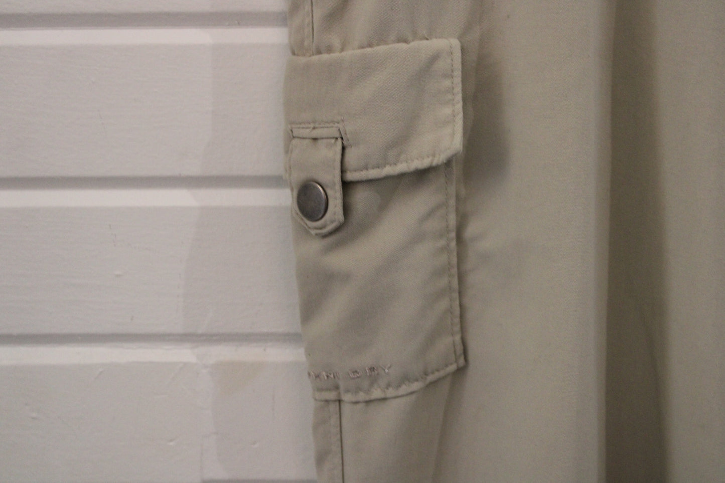 Columbia Titanium Cargo Pants | Vintage Outdoor Utility Hiking Trouser | Zip Pocket Drawstring Hem