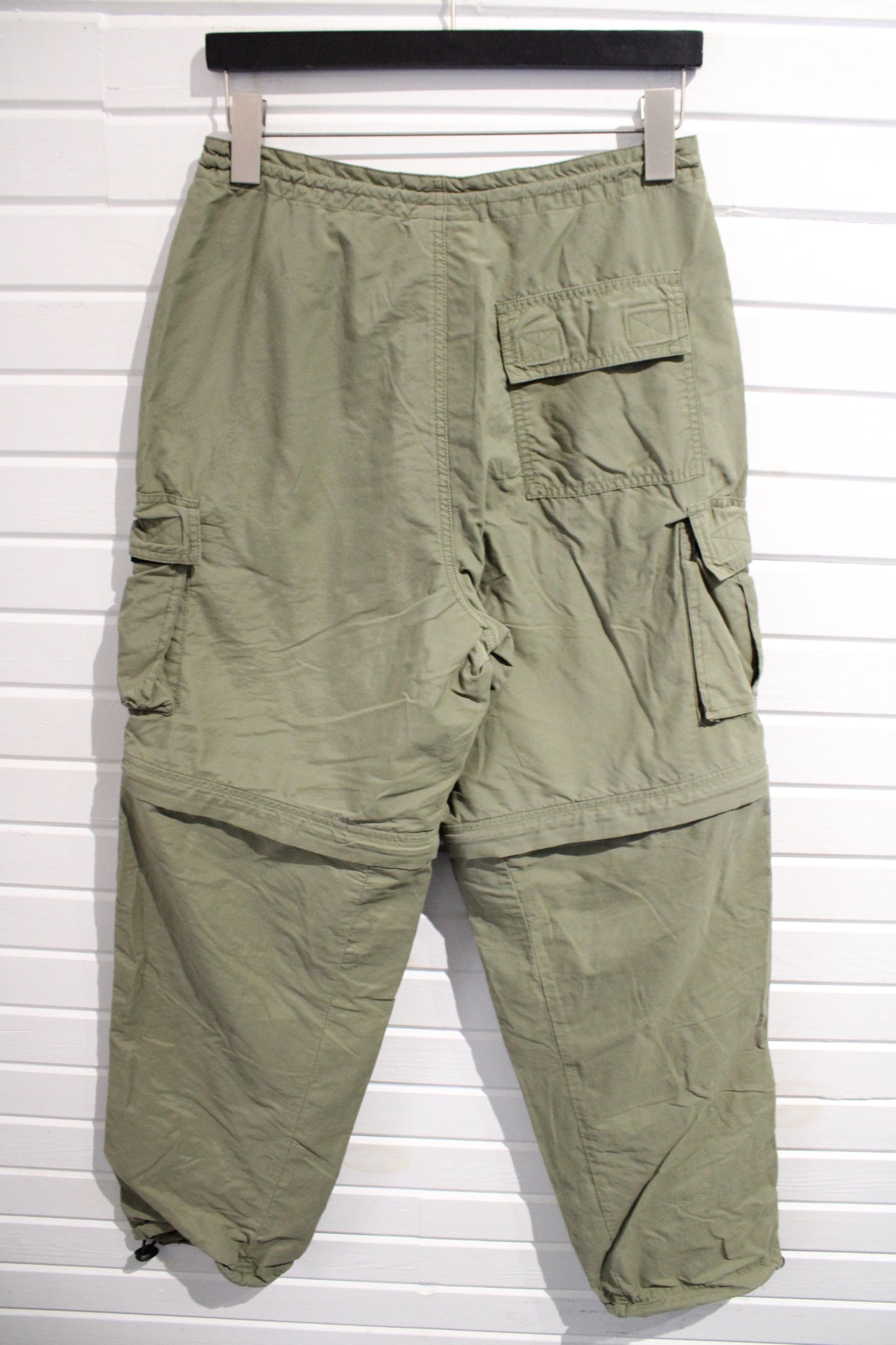 Wind-River Utility Cargo Pants | Vintage Convertible Zip-Off Outdoor Trousers | Rugged Hiking Adventurewear