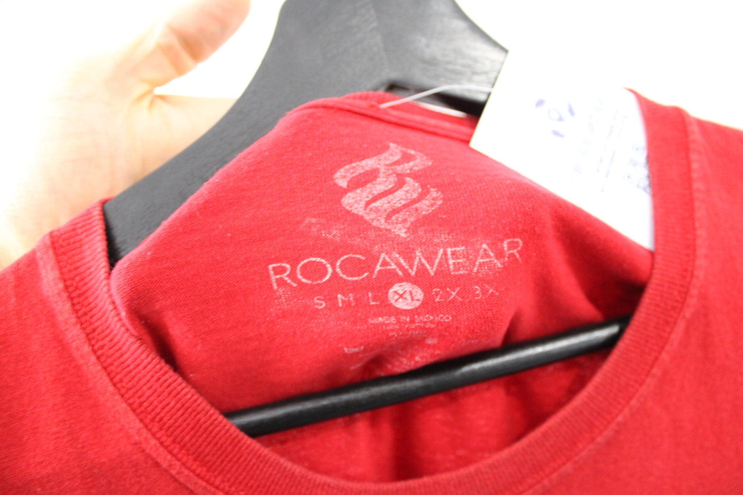 Rocawear Graphic T-Shirt | Vintage 2000s Distressed Flag Logo Tee | Urban Street Style