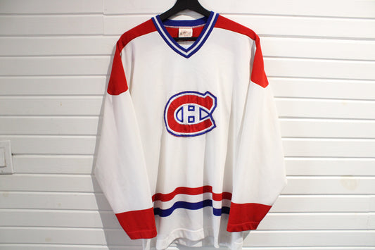 Montreal-Canadiens Hockey Jersey | Vintage 1980s Classic NHL Team Jersey | Iconic Sports Sweater