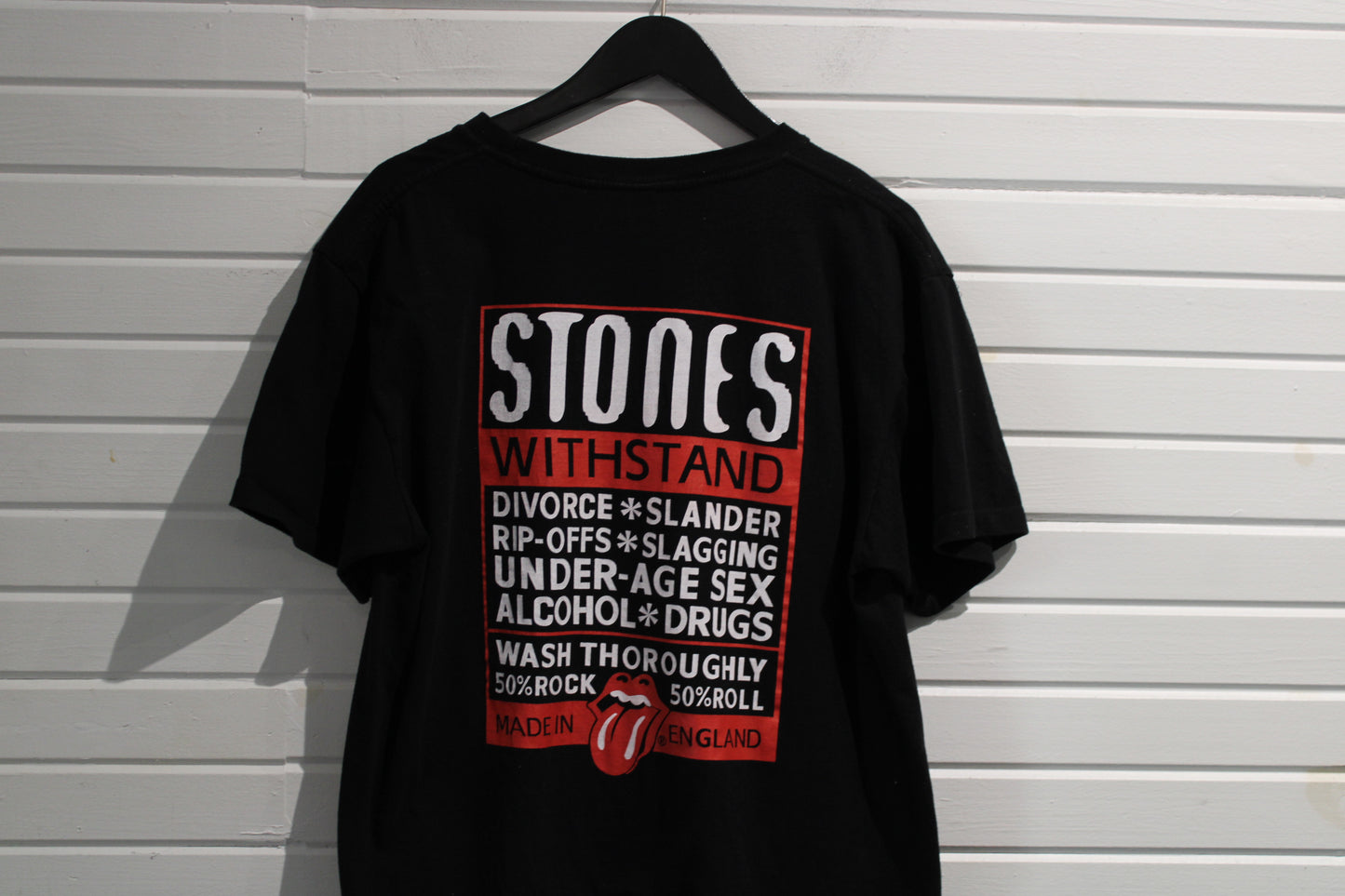 Rolling-Stones Tongue Logo T-Shirt | Vintage 2000s Graphic Band Tee | Classic Rock Music Shirt