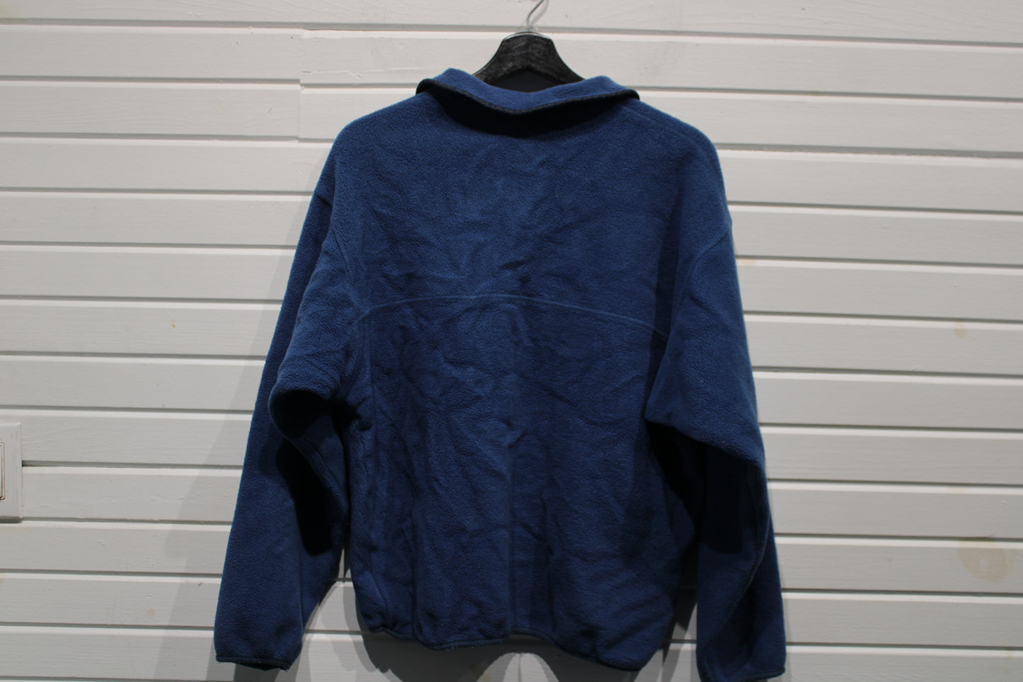 Patagonia Synchilla Pullover | Vintage 1990s Blue Snap Fleece Jacket | Classic Outdoor Layer
