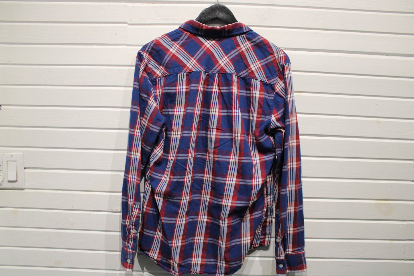 JNC-85 Plaid Button-Up Shirt | Vintage Classic Check Flannel Long Sleeve Top | Men's Casual Wear